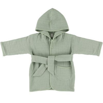 Peignoir Bliss vert olive (1-2 ans) Les Rêves d'Anaïs