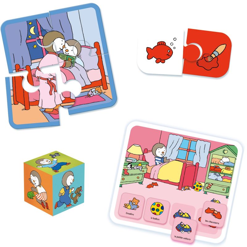 Jeu éducatif Mon premier coffret T’choupi Nathan