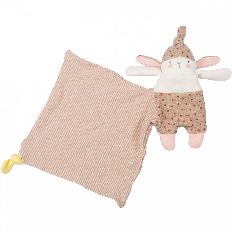 Doudou plat Lulu le petit lapin Les petits dodos (20 cm) Moulin Roty