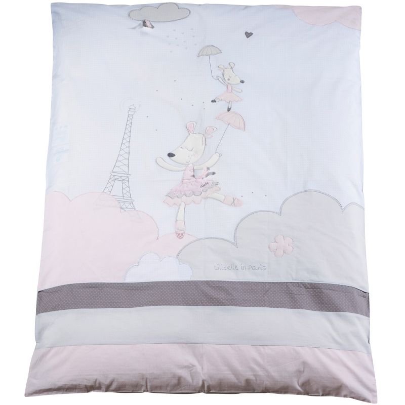 Housse de couette et taie d'oreiller Lilibelle (100 x 135 cm) Sauthon