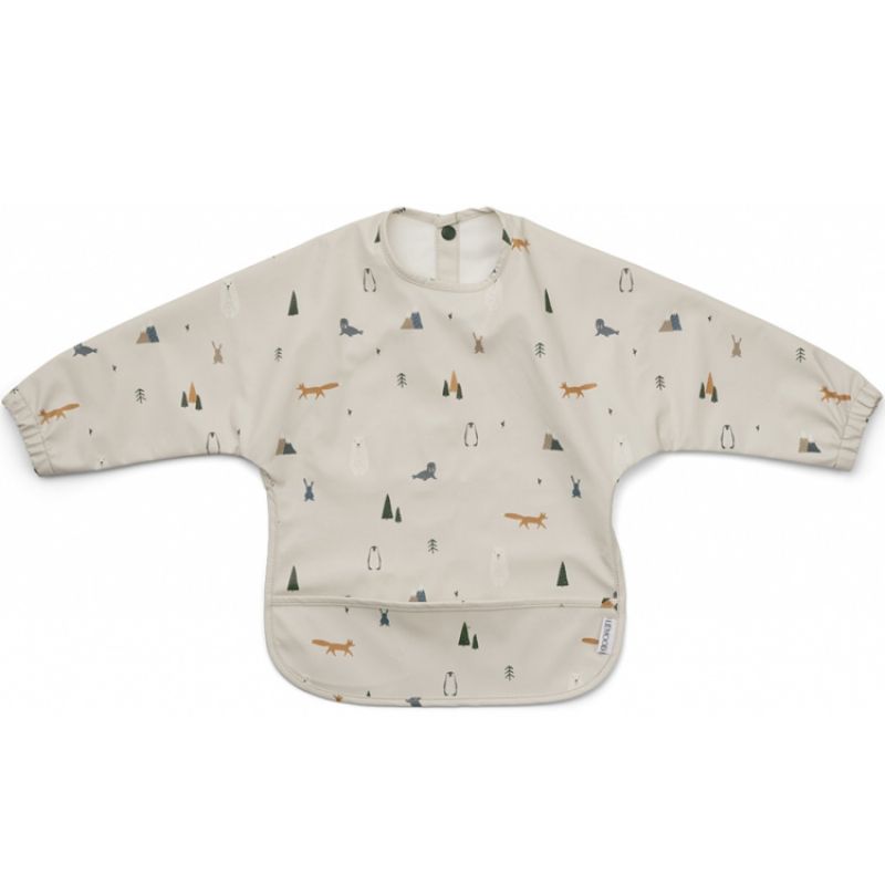 Bavoir à manches Merle Arctic mix Liewood