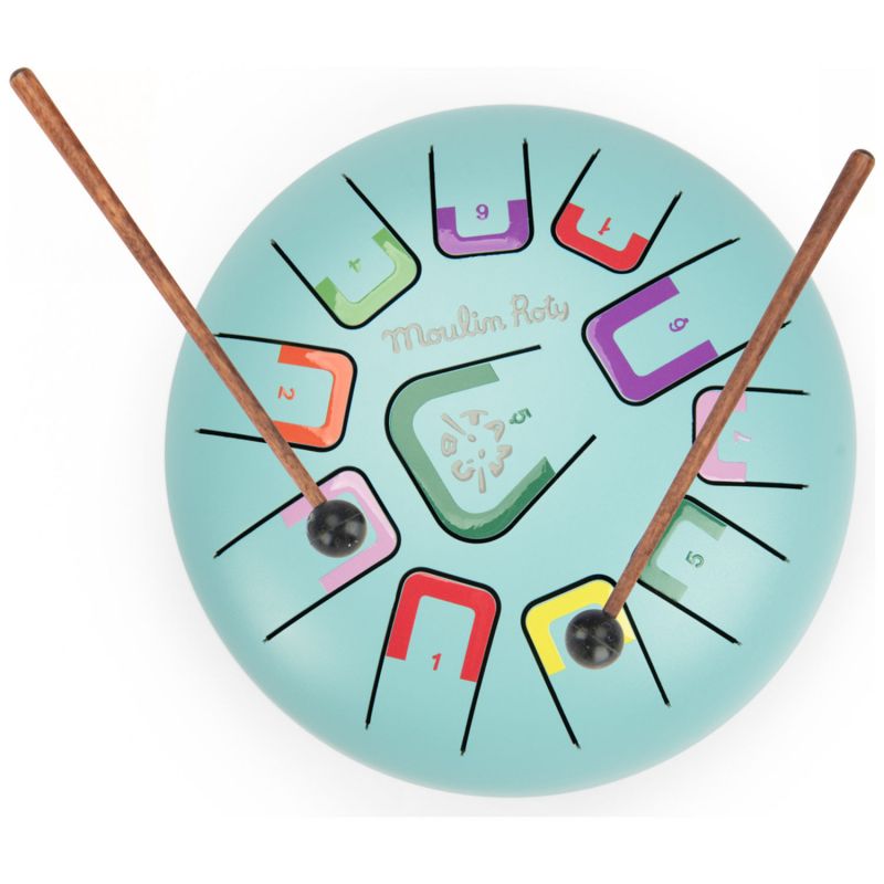 Tambour à languettes Puce & Pilou Moulin Roty Produit 2