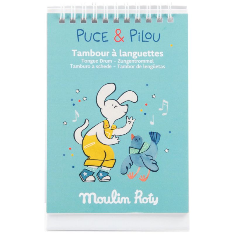 Tambour à languettes Puce & Pilou Moulin Roty Produit 3