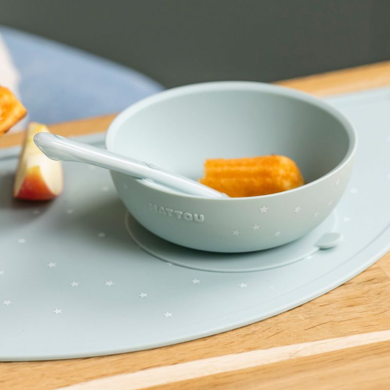 Coffret repas Vert-Etoiles (4 pièces) Nattou Ambiance 4