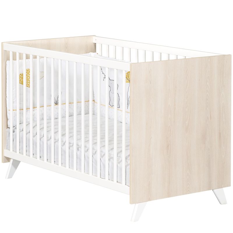 Lit à barreaux Scandi naturel (60 x 120 cm) Baby Price Produit 1 grande taille