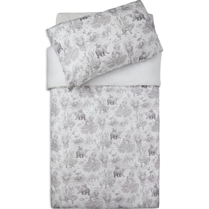 Housse de couette + taie d'oreiller Pimpelmees Forest (100 x 140 cm) Jollein