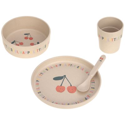 Coffret repas en polypropylène et cellulose Happy Fruits Cerise Lässig 