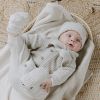 Bonnet bébé en teddy coton bio Soul Linen (0-3 mois)  par Baby's Only