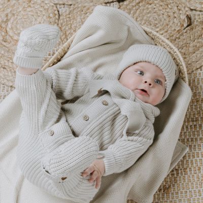Bonnet de bain bébé en tissu 0-3 ans blanc uni - Les Petits Protégés