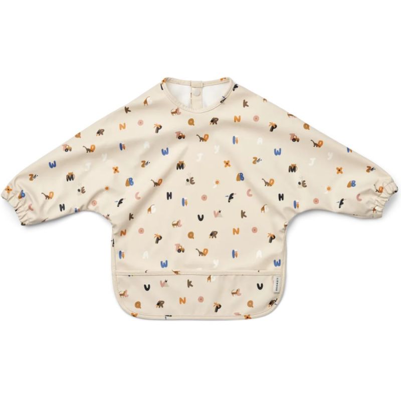 Bavoir Cape Merle alphabet et sandy Liewood