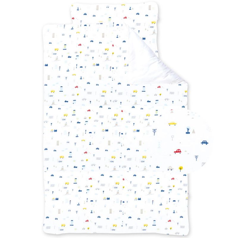 Housse de couette + taie ville Fanjo (100 x 140 cm) Bemini