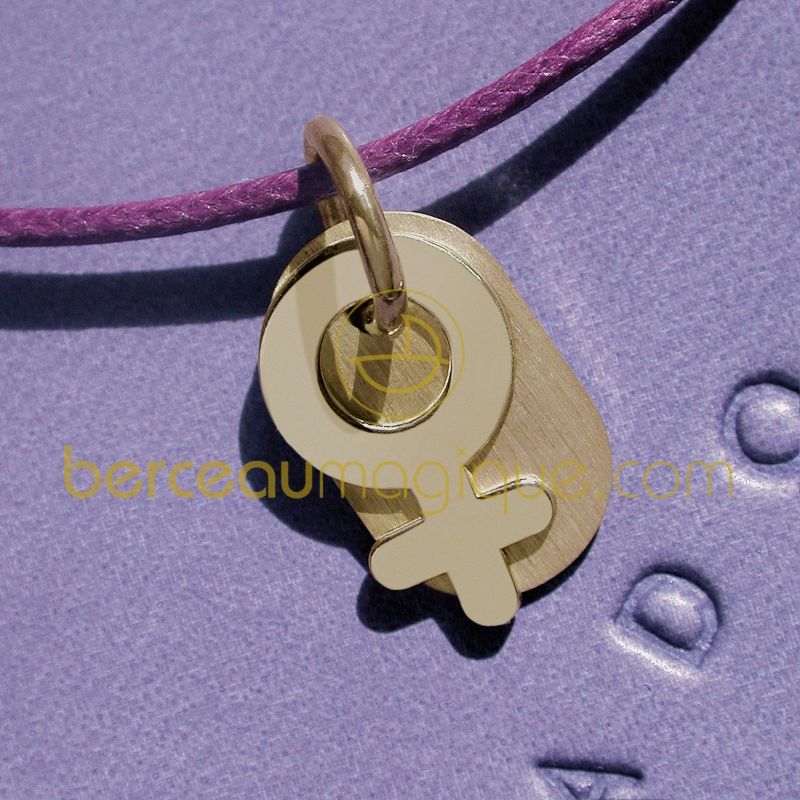 Pendentif Sex Symbol Fille (Or Jaune) Mikado