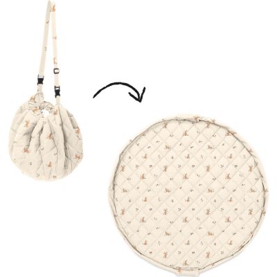 Tapis de jeu 2 en 1 Noomad Organic Soft Rabbit Play&Go