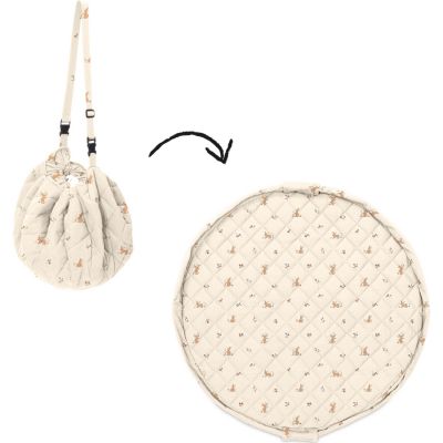 Tapis de jeu nomade 2 en 1 Organic Rabbit Play&Go