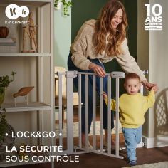 Barrière de sécurité Lock & Go White (75 à 103 cm)