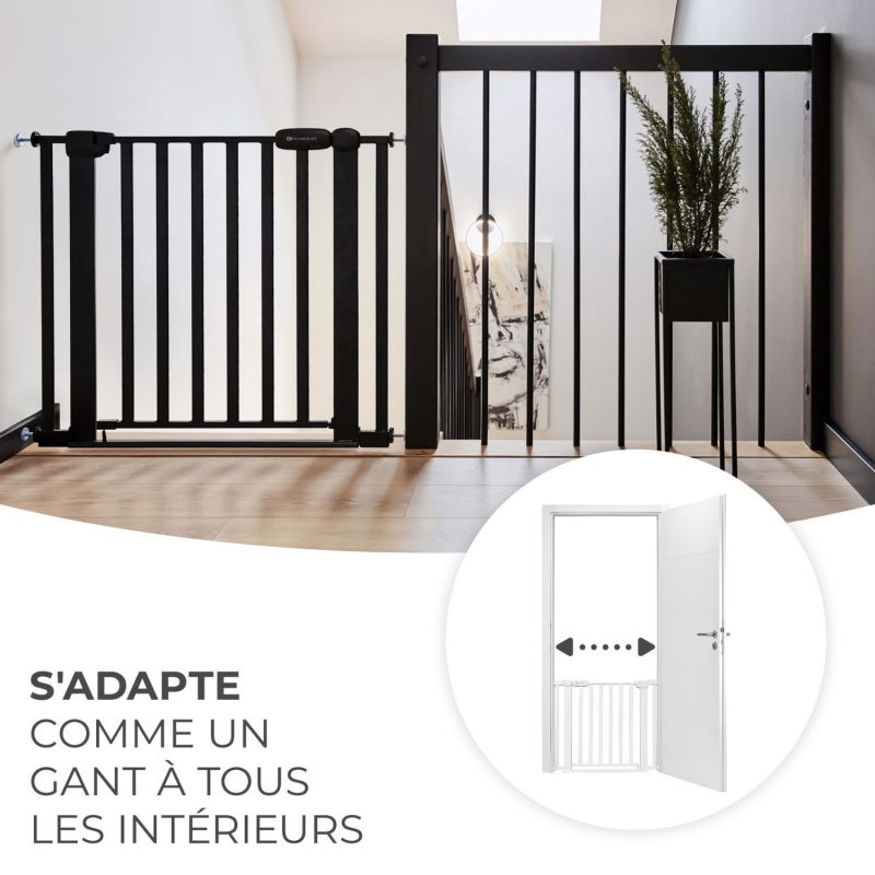 Barrière de sécurité Lock & Go White (75 à 103 cm) Kinderkraft Produit 4