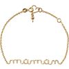 Bracelet chaîne Maman S (goldfilled jaune 14 carats) - Padam Padam