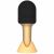 Variation Or du produit Microphone Bluethooth avec haut-parleur intégré Glitter or de la marque Lalarma