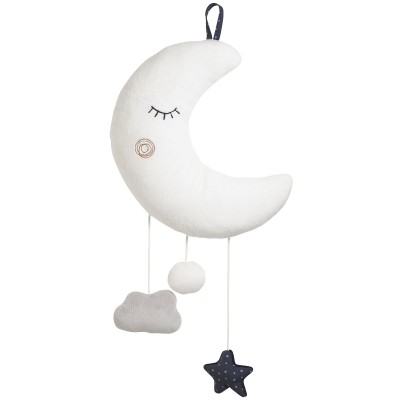 Coussin Lune à suspendre Merlin Sauthon Baby Déco