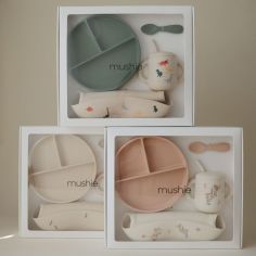 Coffret repas en silicone Dino (4 pièces)