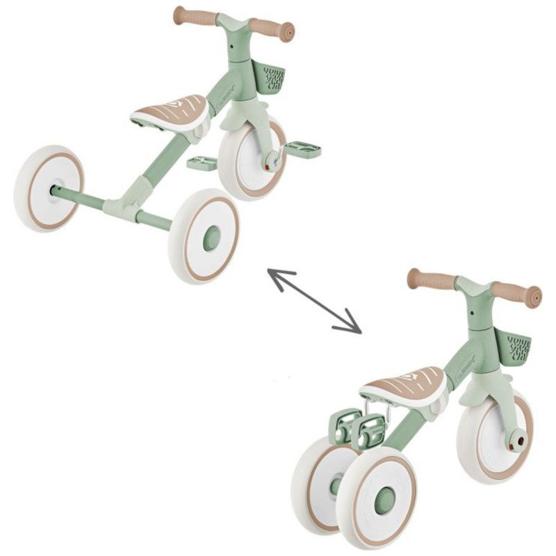 Tricycle évolutif Learning trike plus 2 en 1 eco-logic Vert sauge Globber Produit 9
