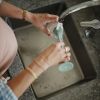 Goupillon en silicone Cambridge Blue - Reconditionné Mushie Produit 2