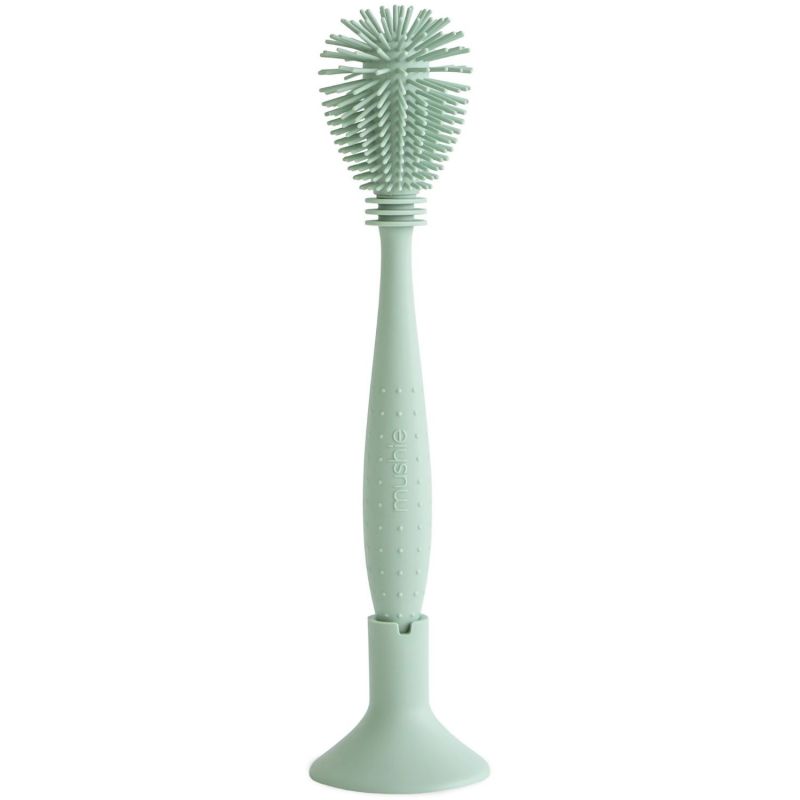 Goupillon en silicone Cambridge Blue - Reconditionné Mushie Produit 1