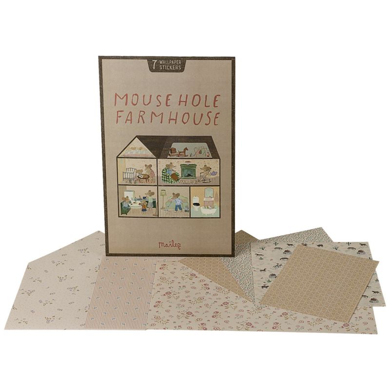 Papier peint autocollant maison Farmhouse (7 pièces) Maileg Produit 1