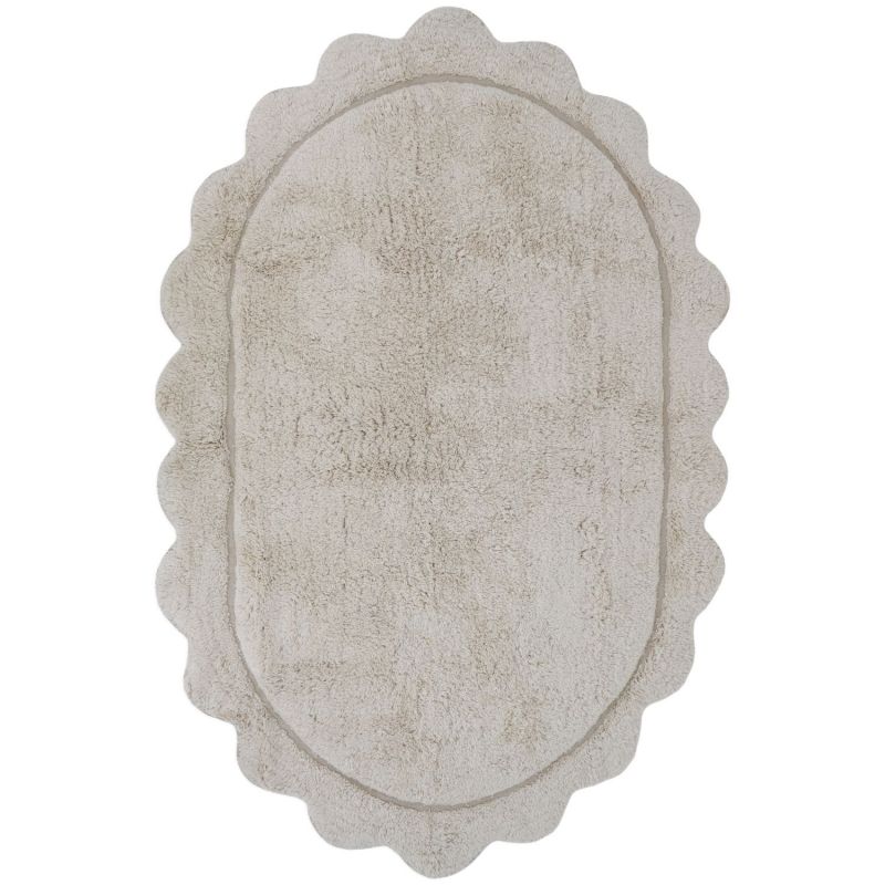 Tapis ovale Marisa Ecru (100 x 150 cm) Nattiot Produit 1