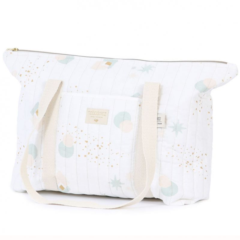 Sac à langer Paris Aqua eclipse White Nobodinoz