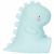 Variation Vert d'eau du produit Petite veilleuse dinosaure bleu (12 cm) de la marque A Little Lovely Company