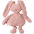 Peluche en tricot lapin rose Lapidou (36 cm) - Nattou