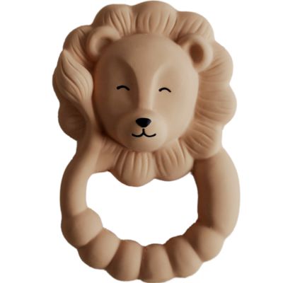 Anneau de dentition en hévéa Lion