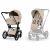 Variation Matt Black, Cozy Beige du produit Duo e-PRIAM 2026 Poussette électrique tout-terrain avec nacelle pliable Matt Black Cozy Beige de la marque Cybex
