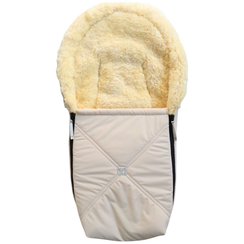 Chancelière pour siège-auto bébé en peau d'agneau EMMY crème Kaiser Produit 1