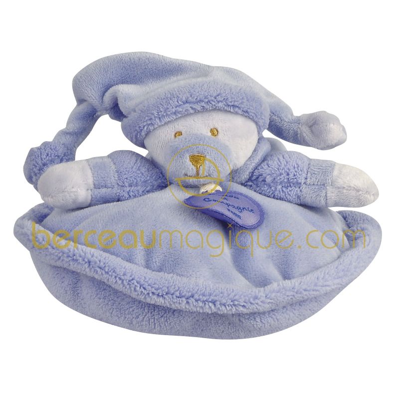 Boîte à musique Douceur Macaron lavande (17cm) Doudou et Compagnie