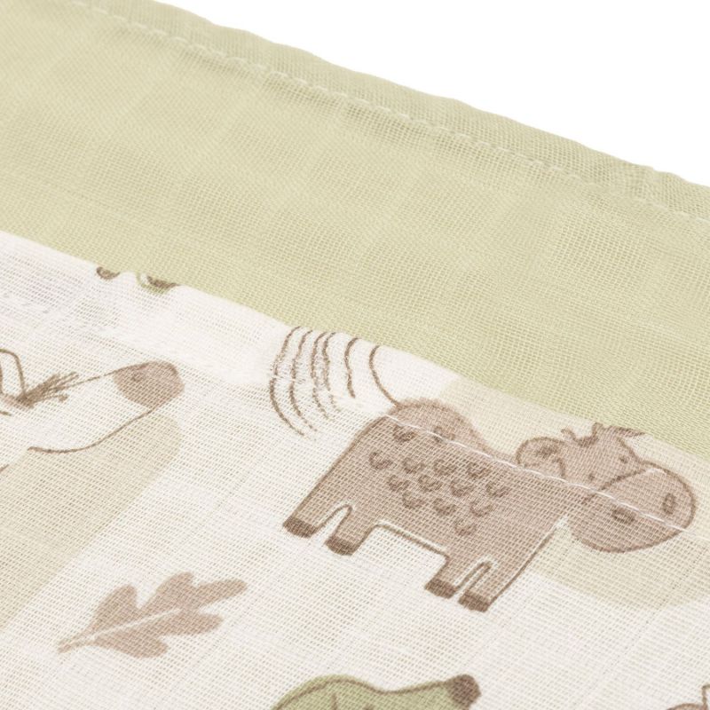 Lot de 3 langes en gaze de coton Barn Buddies (70 x 70 cm) Jollein Produit 5