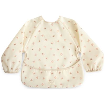 Bavoir à manches longues Bows (6-24 mois) Mushie