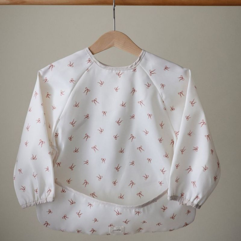 Bavoir à manches longues Bows (6-24 mois) Mushie Ambiance 5