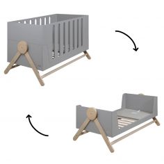 Lit Bebe Evolutif Little Big Bed Smile Chene Silex 70