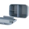 Lunch box en plastique recyclé Bleue/Myrtille  par 3 sprouts