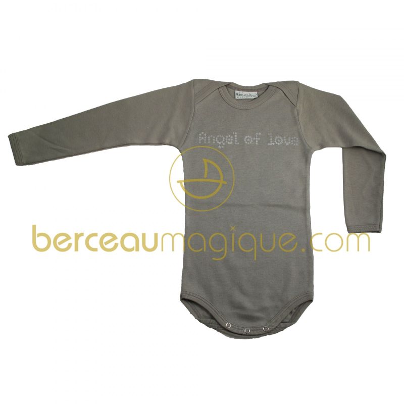 Body gris manches longues Angel 