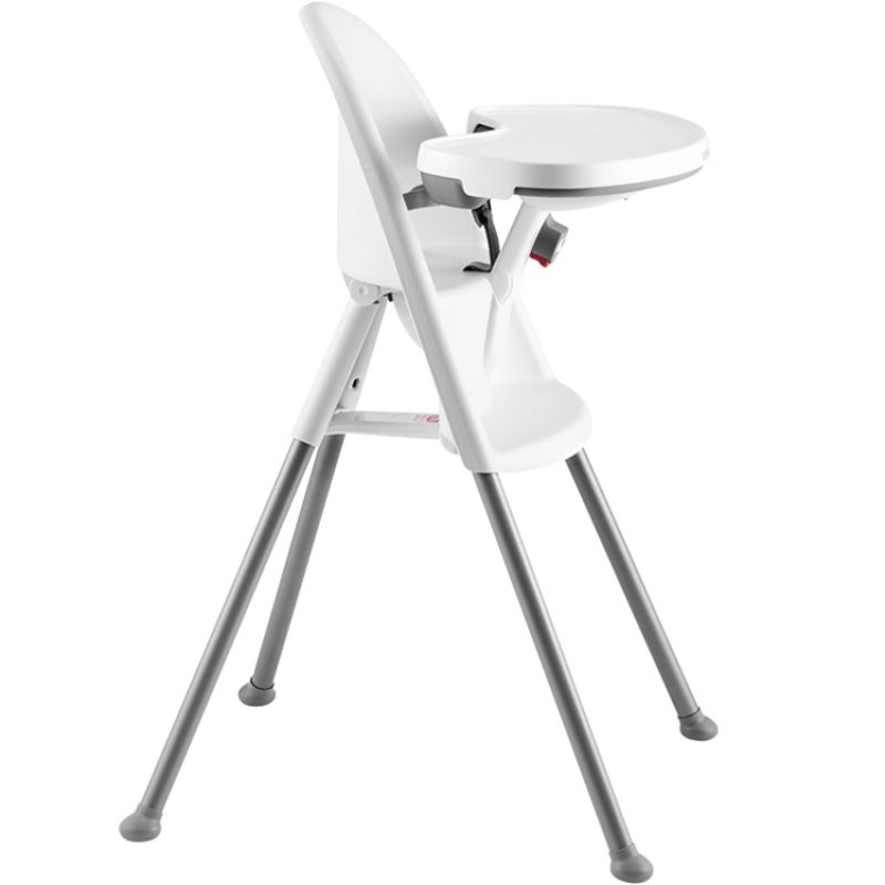Chaise haute blanche et grise BabyBjörn