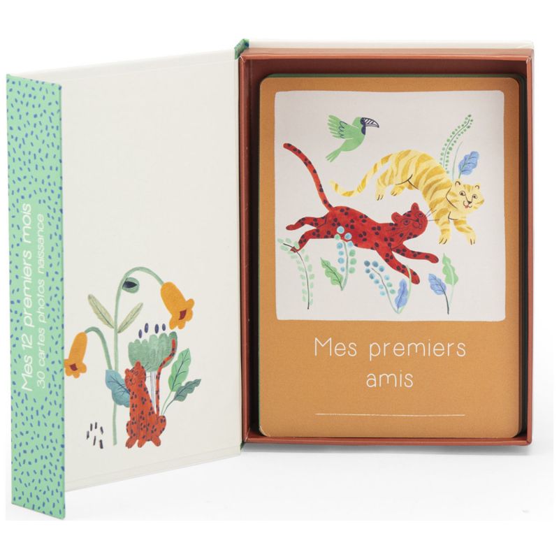 Cartes Mes 12 premiers mois La forêt Mawa (30 cartes) Moulin Roty Produit 2