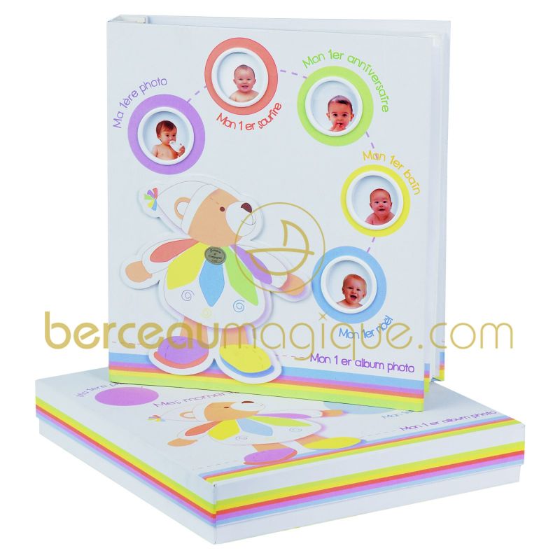 Mon premier album photos Nuage de Couleurs Doudou et Compagnie