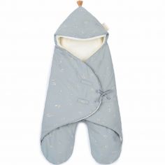 Couverture nomade Kiss Me Willow Soft Blue (80 x 35 cm)