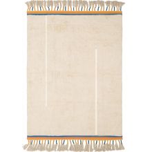 Tapis rectangulaire Happy beige sable (140 x 200 cm)  par AFKliving