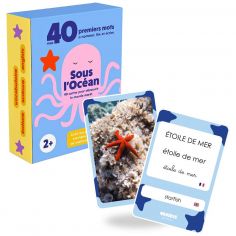 Cartes Flash Mers et Océans (40 cartes photos et mots) - Observe Édition