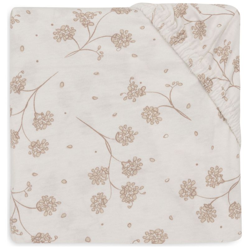 Drap housse en jersey Leafy Dreams (40 x 80 cm) Jollein Produit 1