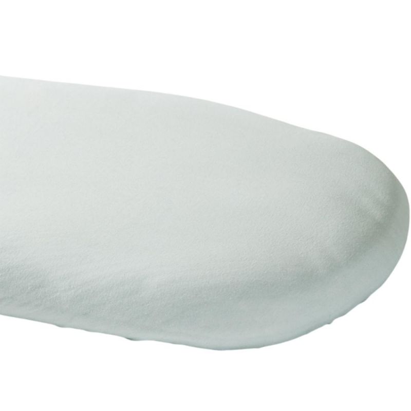 Drap housse de berceau en coton bio Gris perle (50 x 83 cm) Kadolis